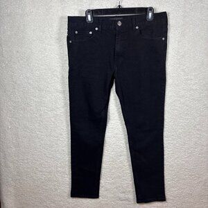 Pacsun Men’s Jeans Black Size 32x30 Skinny Straight Leg Stretch Denim